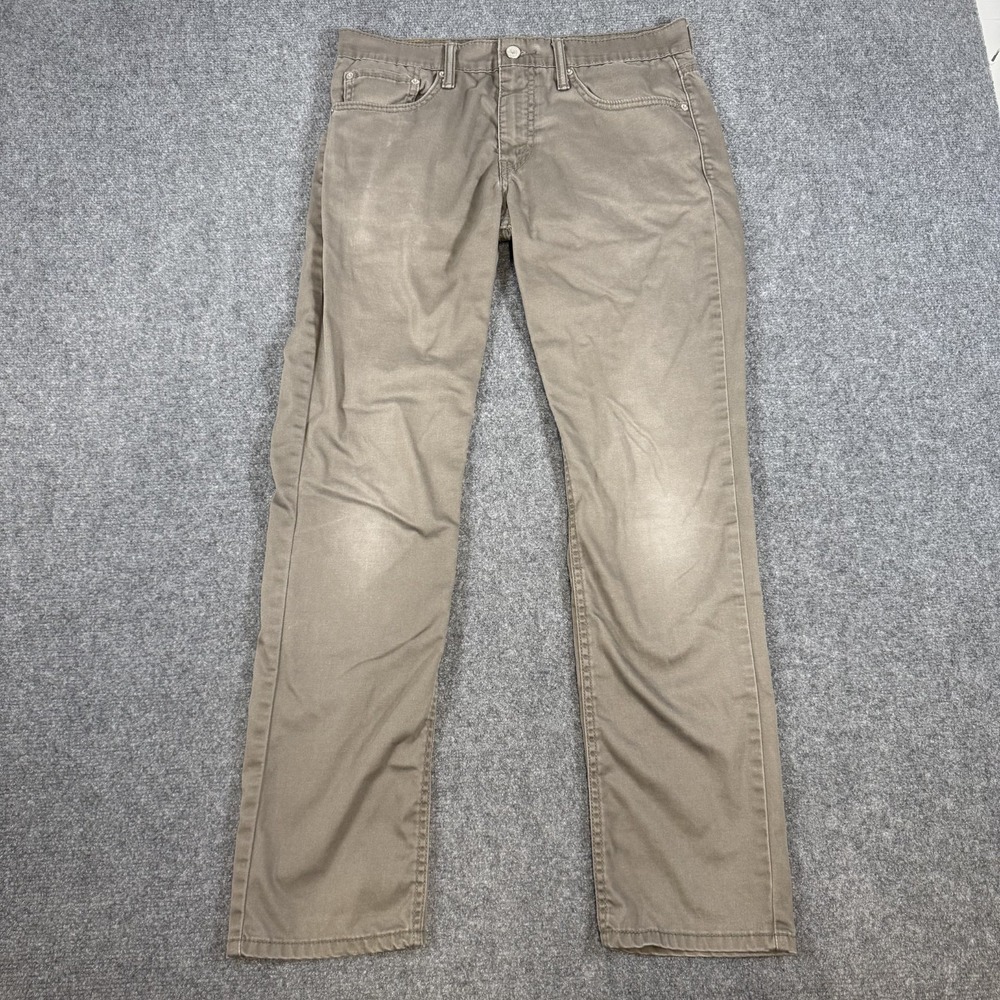 Levi's Jeans Mens 32x32 (Fits 32x31) Bronze Beige 511 Slim‎ Fit Stretch